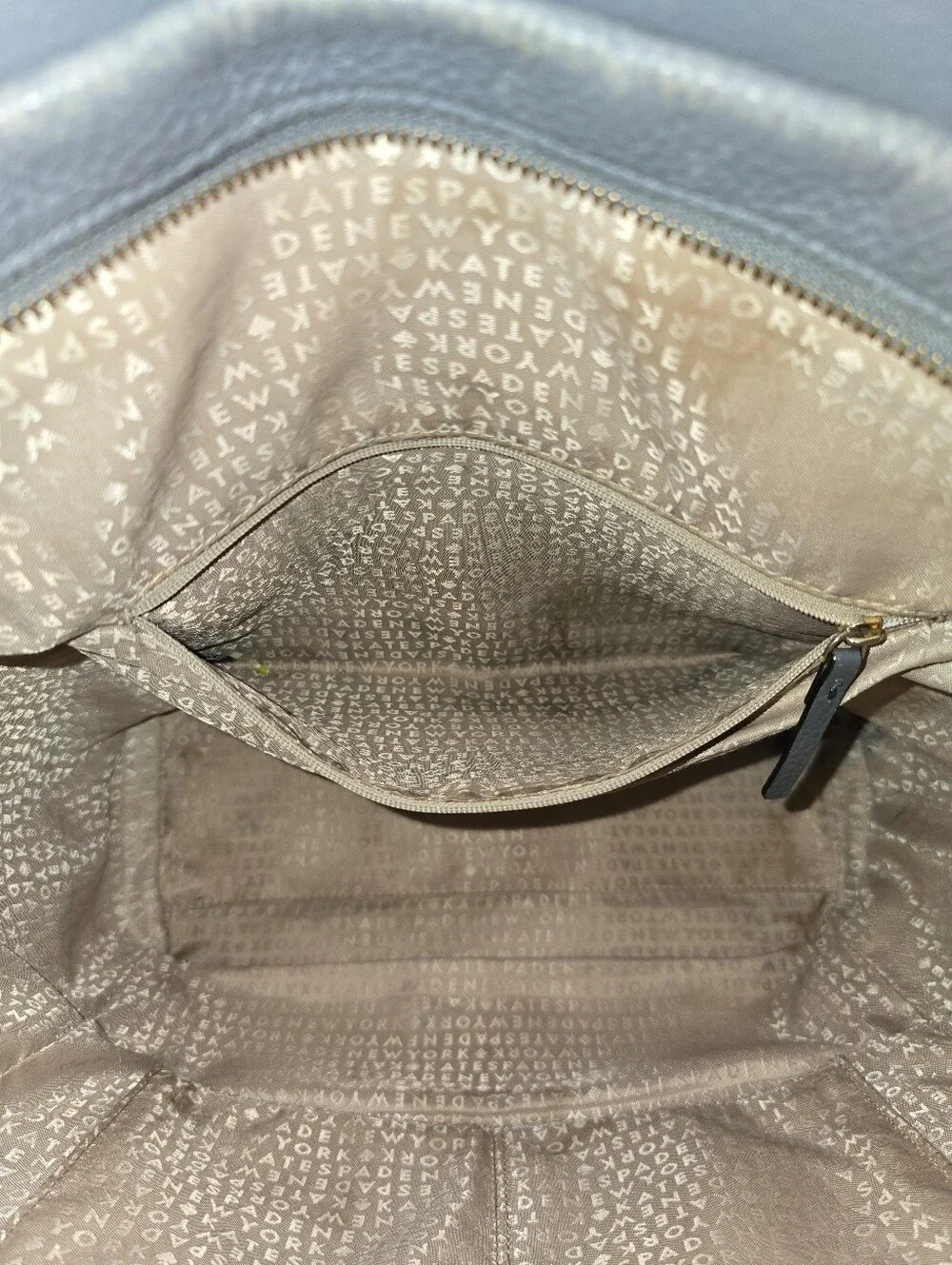 Kate Spade Baxter Street Large Tote/Work Bag In Asphalt. GUC